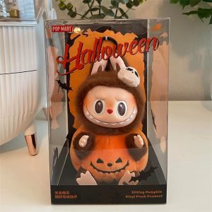 New Arrival Halloween Labubu POP Doll Cute Anime Monster Pumpkin Kawaii