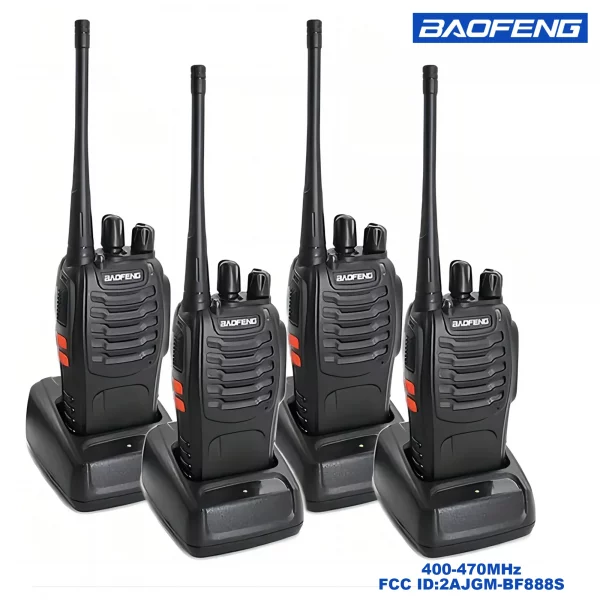 1 or 2 pairs of Baofeng BF-888S Walkie-Talkie UHF Two Way Radio 400-470MHz Frequency Range for Outdoor Adventures - Image 8