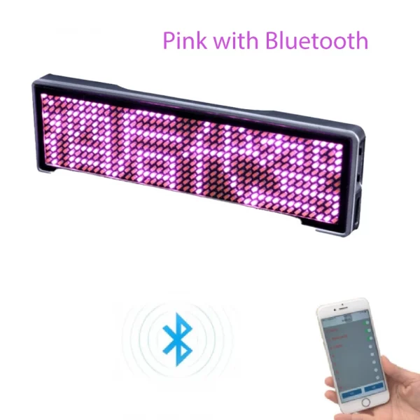 Bluetooth LED Module Name Badge DIY Programmable Scrolling Message Board Mini LED Display HD DIY Electronic Kit - Image 15