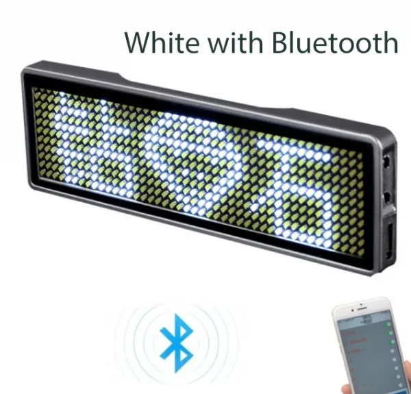Bluetooth LED Module Name Badge DIY Programmable Scrolling Message Board Mini LED Display HD DIY Electronic Kit - Image 11