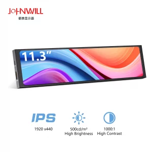 11.3 Inch Portable Touch Screen Monitor Small Size IPS Display VESA Compatible HDMI/USBC Dual Connectivity for Laptop Use