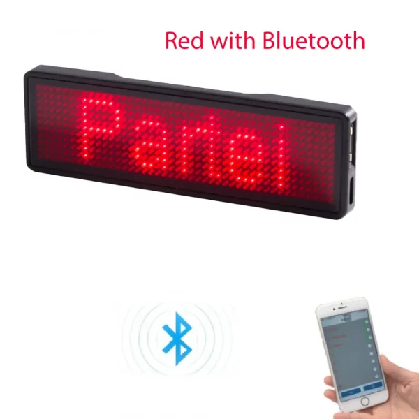 Bluetooth LED Module Name Badge DIY Programmable Scrolling Message Board Mini LED Display HD DIY Electronic Kit - Image 13