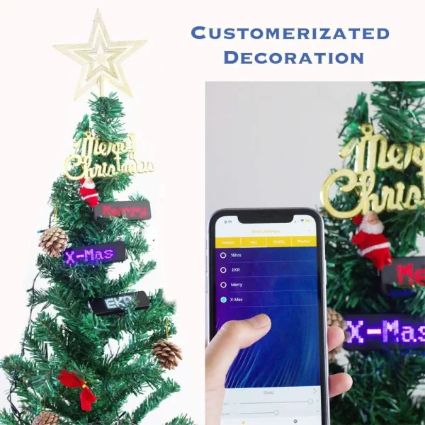 Bluetooth LED Module Name Badge DIY Programmable Scrolling Message Board Mini LED Display HD DIY Electronic Kit - Image 4