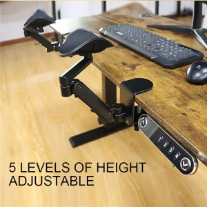 Metal Arm Rest Wrise Support Home Office Mouse Hand Desk Adjustable Mouse Pad Armrest for Computer Ergonomic Hand Comfort Should